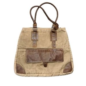 Canvas and Leather Bag